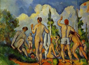 Bañistas 1894 Paul Cézanne Pinturas al óleo